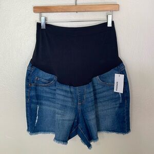 NWT Sonoma Maternity Jean Shorts. 16
